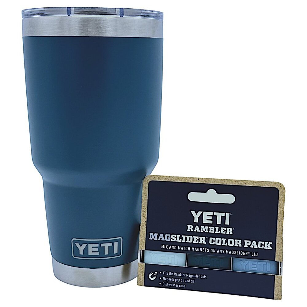 YETI 30oz. TUMBLER W/3PK MAGSLIDERS - AGAVE TEAL